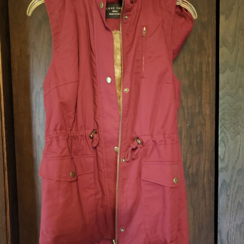 Maroon vest